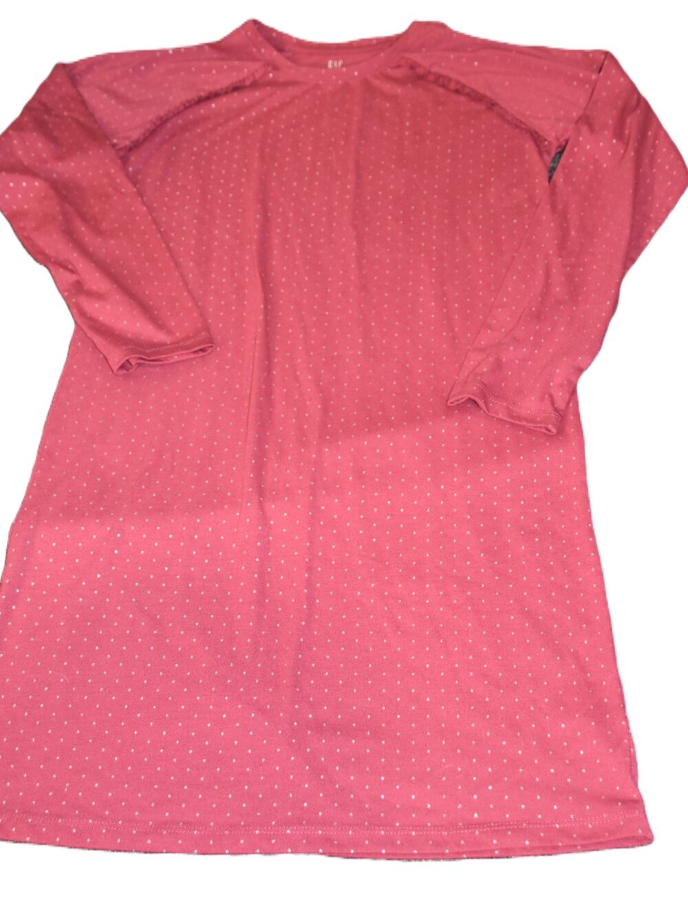 Gap Kids Magenta Night Gown, Girl's 12, 100% Recycled Polyester, LN